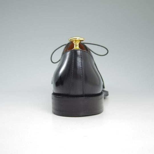 極美品★(伊)タニノクリスチー SIZE 8【★定価15万円以上】ホールカット/1311407/カーフ/黒/TANINO CRISCI★c242