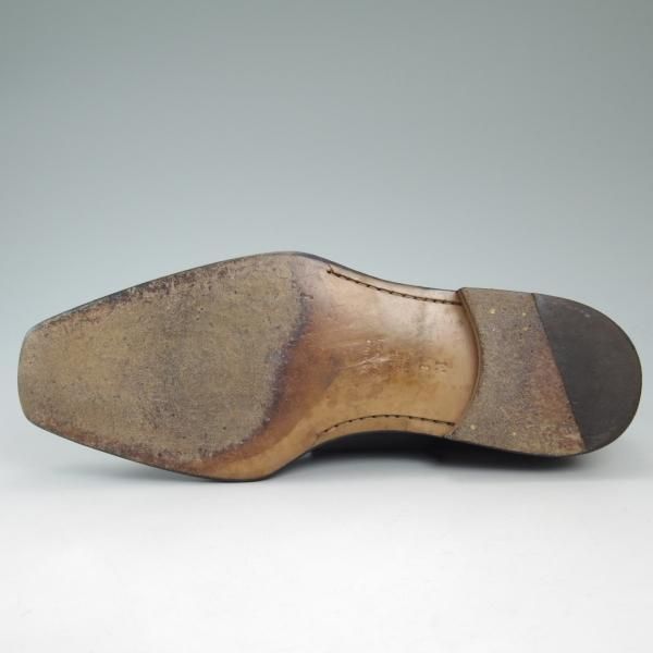 極美品★(伊)タニノクリスチー SIZE 8【★定価15万円以上】ホールカット/1311407/カーフ/黒/TANINO CRISCI★c242