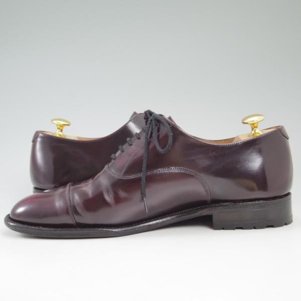 極上☆(英)SAXONE/サクソン SIZE 7【☆英国製/ストレートチップ】3251