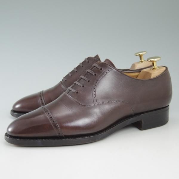 極上★(浅草)RENDO/レンド SIZE 6【★グッドイヤーウェルテッド製法】パンチドキャップトゥ/カーフ★c249