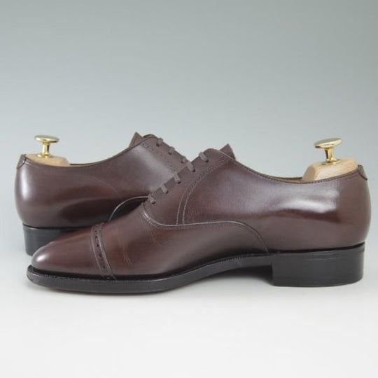 極上★(浅草)RENDO/レンド SIZE 6【★グッドイヤーウェルテッド製法】パンチドキャップトゥ/カーフ★c249