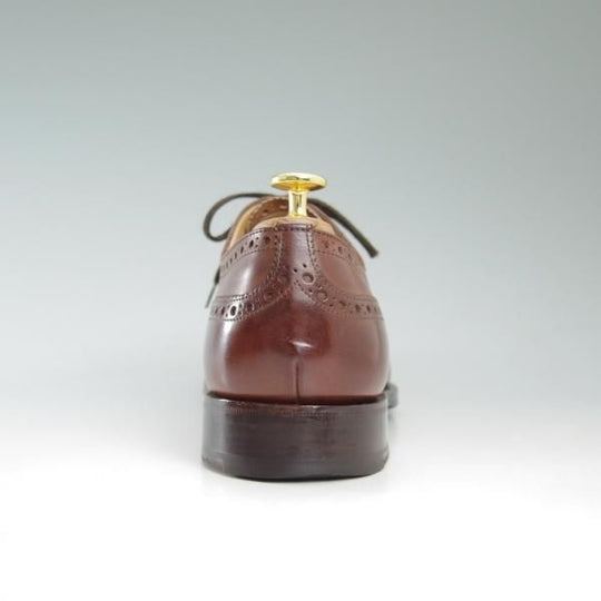 美品★チャーチ/Church's 75F/UK7.5 【★ディプロマット/DIPLOMAT】173ラスト/セミブローグ/5都市ロゴ/ネバダカーフ/★c252