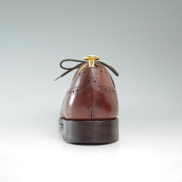 美品★チャーチ/Church's 75F/UK7.5 【★ディプロマット/DIPLOMAT】173ラスト/セミブローグ/5都市ロゴ/ネバダカーフ/★c252