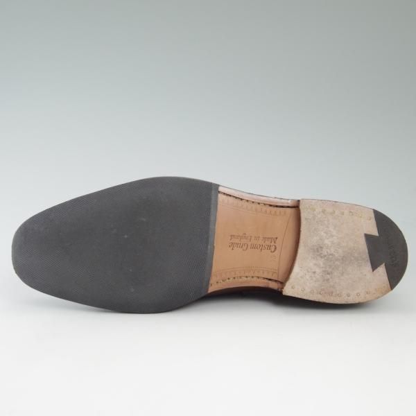 美品★チャーチ/Church's 75F/UK7.5 【★ディプロマット/DIPLOMAT】173ラスト/セミブローグ/5都市ロゴ/ネバダカーフ/★c252