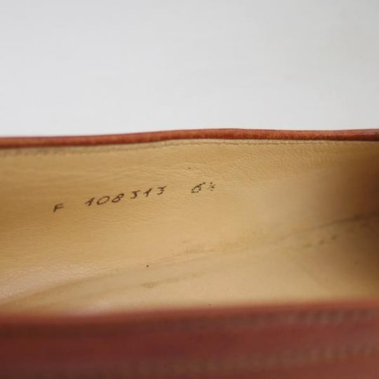 極上★(伊)タニノクリスチー SIZE 6.5【★定価15万円以上】タッセルローファー/108313/カーフ/ブラウン/TANINO CRISCI★c255