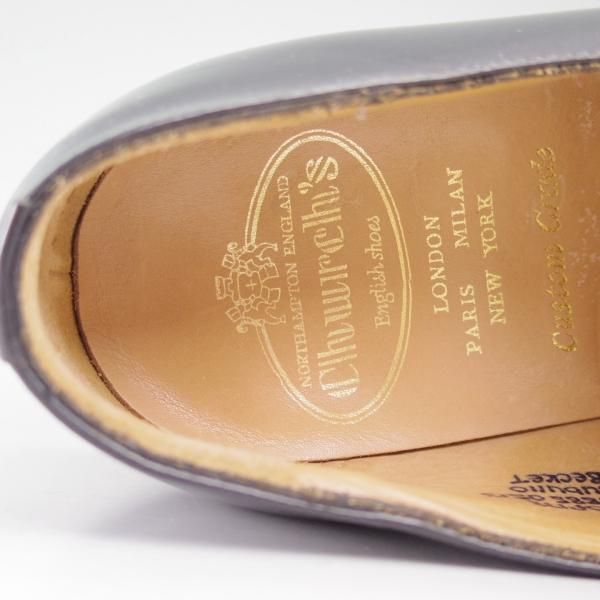 極美品★チャーチ 60F/UK6【★ベケット/BECKET】4都市ロゴ/173ラスト/ポリッシュドバインダーカーフ/モンクストラップ/Church's★c258