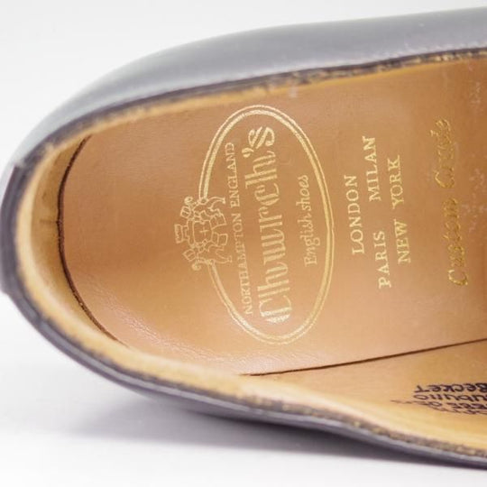 極美品★チャーチ 60F/UK6【★ベケット/BECKET】4都市ロゴ/173ラスト/ポリッシュドバインダーカーフ/モンクストラップ/Church's★c258