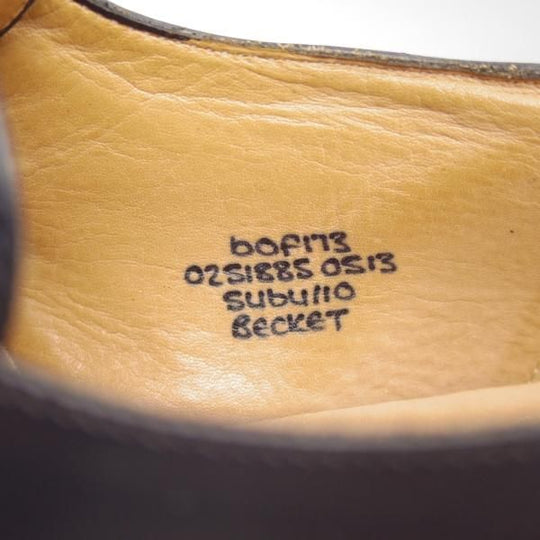 極美品★チャーチ 60F/UK6【★ベケット/BECKET】4都市ロゴ/173ラスト/ポリッシュドバインダーカーフ/モンクストラップ/Church's★c258