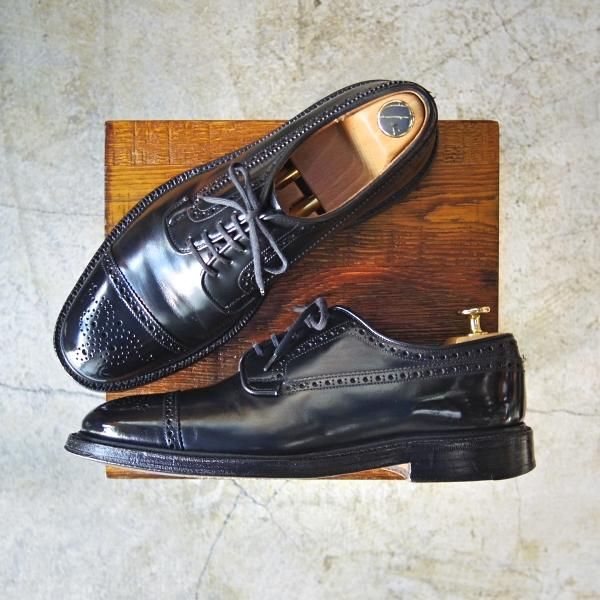 極上★チャーチ 75F/UK7.5【★希少!!セミブローグ型グラフトン】ブックバインダーカーフ/Chelmsford/100ラスト/4都市ロゴ/Church's★c259