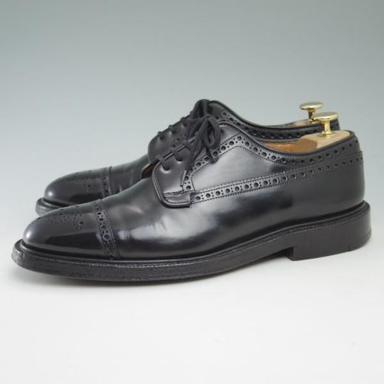 極上★チャーチ 75F/UK7.5【★希少!!セミブローグ型グラフトン】ブックバインダーカーフ/Chelmsford/100ラスト/4都市ロゴ/Church's★c259