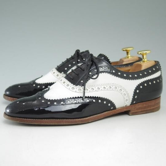 極上★チャーチ(レディース) SIZE 36.5【★バーウッド/BURWOOD 3W】カーフ×パテントレザー/フルブローグ/ウイングチップ/Church's★c260