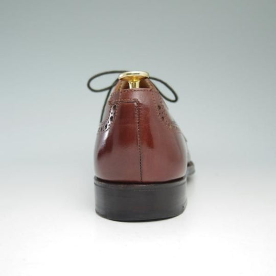 極美品★クロケット＆ジョーンズ 6E【★(英)ジョージクレバリー別注/GEORGE CLEVERLEY】クォーターブローグ/Crockett＆Jones★c261