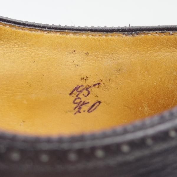 極上★エドワードグリーン製 UK9/US9.5D【★旧工場製/Peal&co/ブルックスブラザーズ別注】BROOKS BROTHERS/EDWARD GREEN★c262