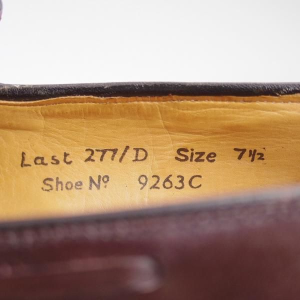 極上☆チャーチ UK7/US7.5D【☆米国ライン/ROYAL TWEED/ロイヤル