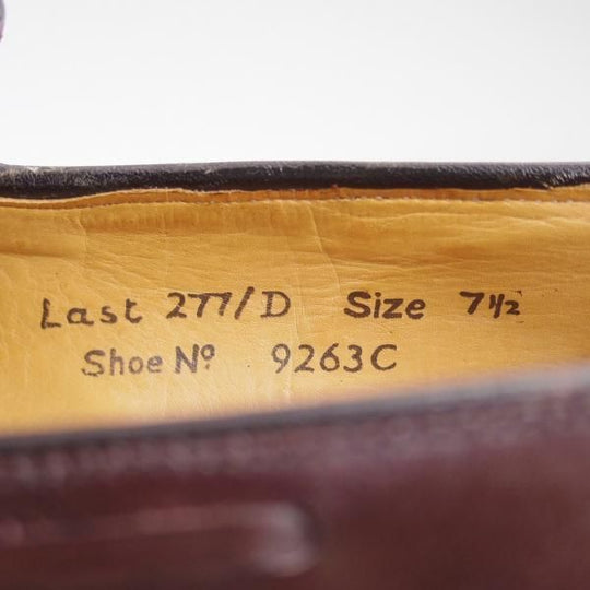 極上★チャーチ UK7/US7.5D【★米国ライン/ROYAL TWEED/ロイヤルツイード/チーニーOEM製品】277ラスト/タッセルローファー/CHURCH'S★c263
