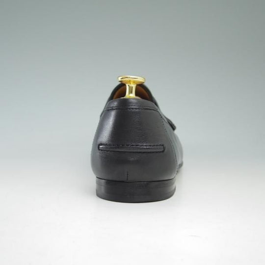 極上★グッチ SIZE 40【★コインローファー】黒/メンズ/靴/ローファー/スリッポン/GUCCI★c266