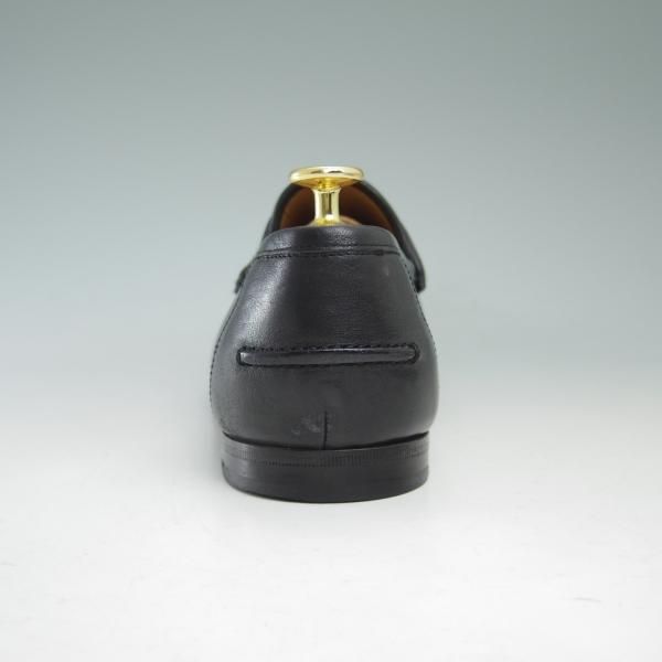 極上★グッチ SIZE 40【★コインローファー】黒/メンズ/靴/ローファー/スリッポン/GUCCI★c266