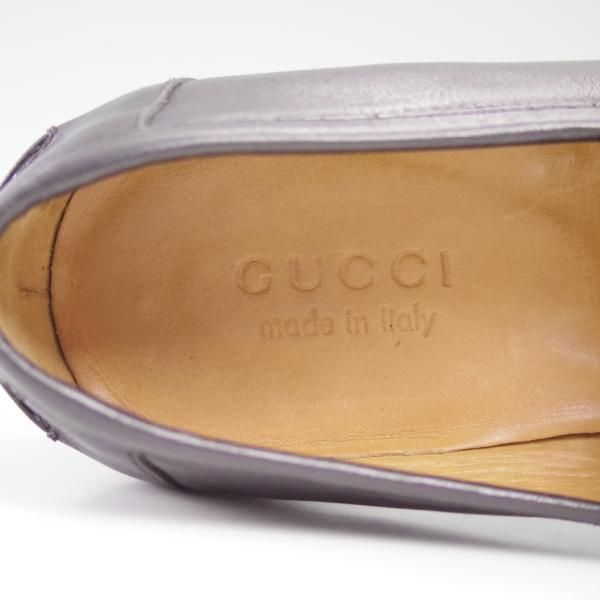 極上★グッチ SIZE 40【★コインローファー】黒/メンズ/靴/ローファー/スリッポン/GUCCI★c266