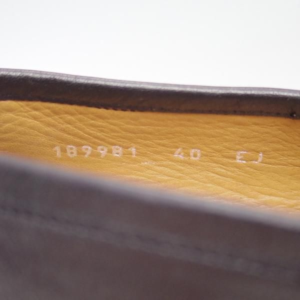 極上★グッチ SIZE 40【★コインローファー】黒/メンズ/靴/ローファー/スリッポン/GUCCI★c266