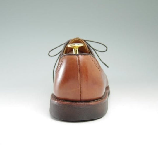 美品★(米)アレンエドモンズ 8.5E【★Uチップ/Stockbridge】カーフ/茶/メンズ/ALLEN EDMONDS★c267