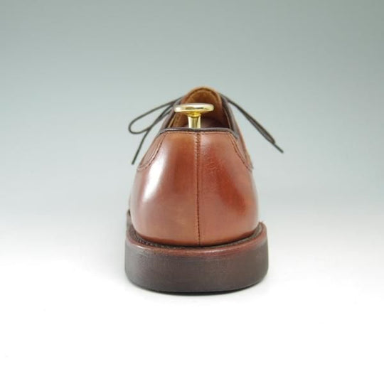 美品★(米)アレンエドモンズ 8.5E【★Uチップ/Stockbridge】カーフ/茶/メンズ/ALLEN EDMONDS★c267