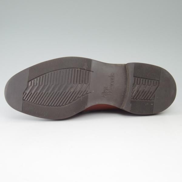 美品★(米)アレンエドモンズ 8.5E【★Uチップ/Stockbridge】カーフ/茶/メンズ/ALLEN EDMONDS★c267
