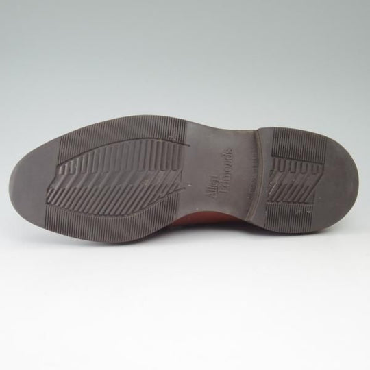 美品★(米)アレンエドモンズ 8.5E【★Uチップ/Stockbridge】カーフ/茶/メンズ/ALLEN EDMONDS★c267