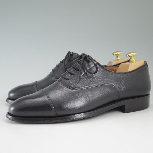 極上★スコッチグレイン SIZE 25【★(英)クレイトン社のソール使用/Skid Proof Gear 3point Sole】ストレートチップ/Scotch Grain★c271