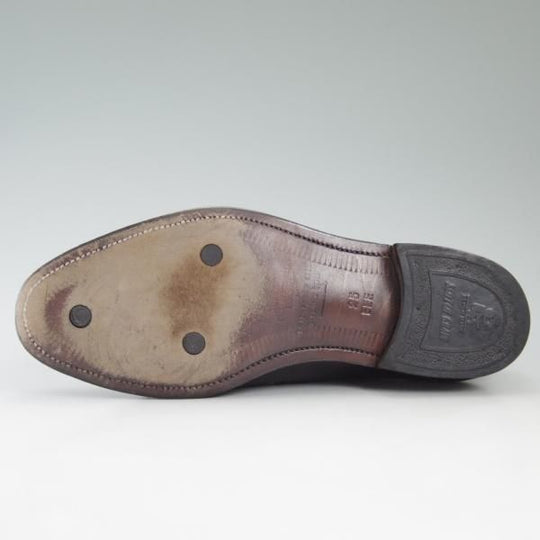 極上★スコッチグレイン SIZE 25【★(英)クレイトン社のソール使用/Skid Proof Gear 3point Sole】ストレートチップ/Scotch Grain★c271