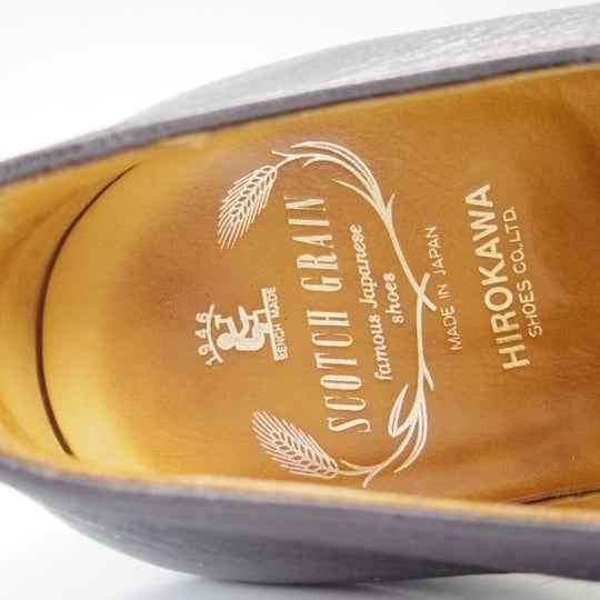 極上★スコッチグレイン SIZE 25【★(英)クレイトン社のソール使用/Skid Proof Gear 3point Sole】ストレートチップ/Scotch Grain★c271