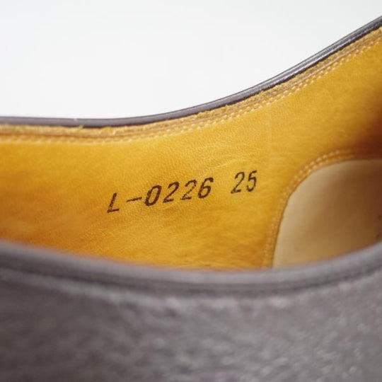 極上★スコッチグレイン SIZE 25【★(英)クレイトン社のソール使用/Skid Proof Gear 3point Sole】ストレートチップ/Scotch Grain★c271