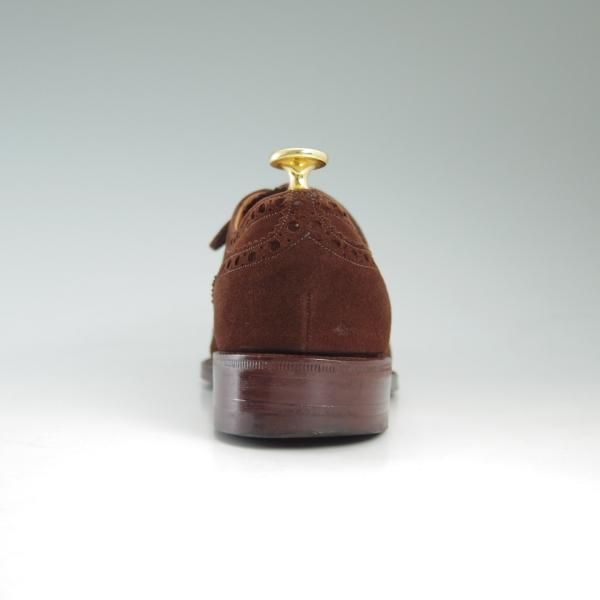 極上★チャーチ 55F【希少★アンテロープ革/REAL CAPE BUCK/旧チャーチ】Buck/73ラスト/3都市ロゴ/スエード/フルブローグ/Church's★c273