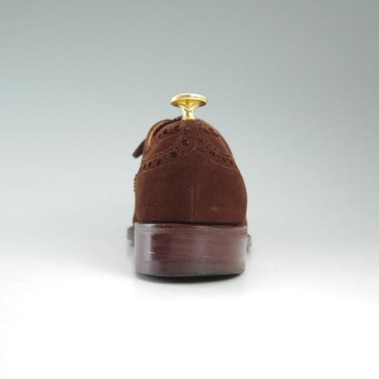 極上★チャーチ 55F【希少★アンテロープ革/REAL CAPE BUCK/旧チャーチ】Buck/73ラスト/3都市ロゴ/スエード/フルブローグ/Church's★c273