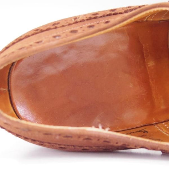 極上★チャーチ 55F【希少★アンテロープ革/REAL CAPE BUCK/旧チャーチ】Buck/73ラスト/3都市ロゴ/スエード/フルブローグ/Church's★c273