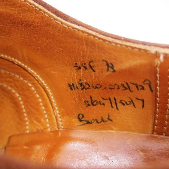 極上★チャーチ 55F【希少★アンテロープ革/REAL CAPE BUCK/旧チャーチ】Buck/73ラスト/3都市ロゴ/スエード/フルブローグ/Church's★c273