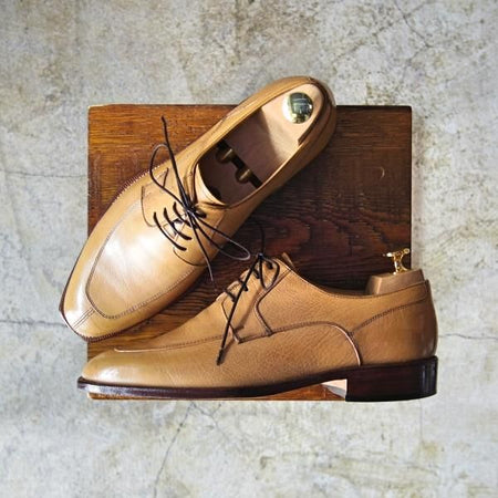 極上★CRIFF/銀座ワシントン 25cm【★シュリンクレザー使用/Uチップ】薄茶/クリフ★c275