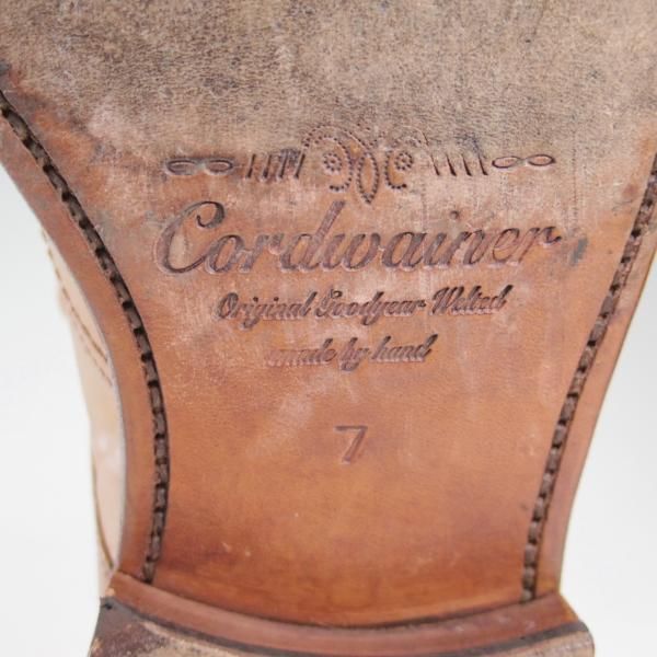 極上★(スペイン製)コードウェイナー SIZE 7【★グッドイヤーウェルテッド製法】ワールドフットウェアギャラリー取扱/Cordwainer★c277