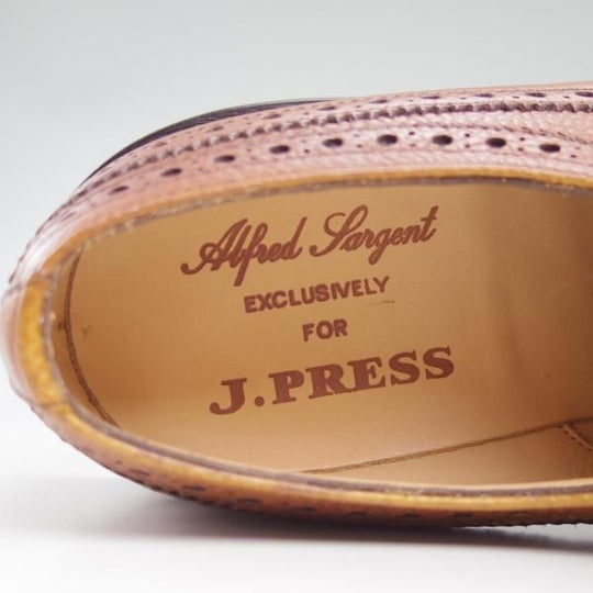 新品★(英)アルフレッドサージェント 7G【★(米)Jプレス/J.PRESS別注】ロングウイング/ウイングチップ/サージェント/Alfred Sargent★c284