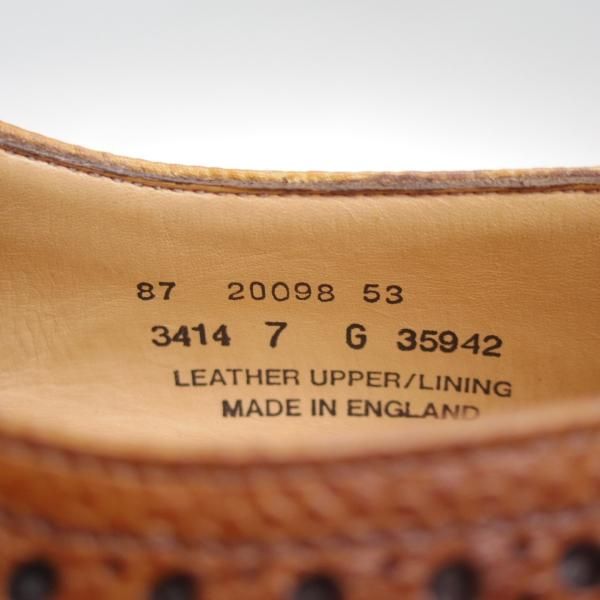 新品★(英)アルフレッドサージェント 7G【★(米)Jプレス/J.PRESS別注】ロングウイング/ウイングチップ/サージェント/Alfred Sargent★c284