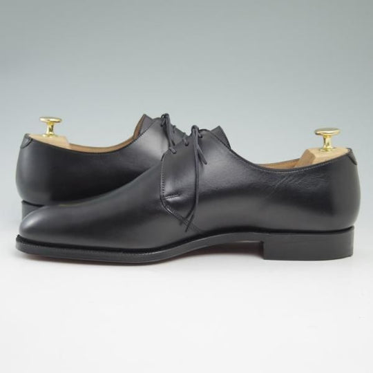 新品★クロケット＆ジョーンズ 9E【★ロイドフットウェア/Lloyd Footwear別注】プレーントゥ/Vフロント/カーフ/黒/Crockett＆Jones★c285