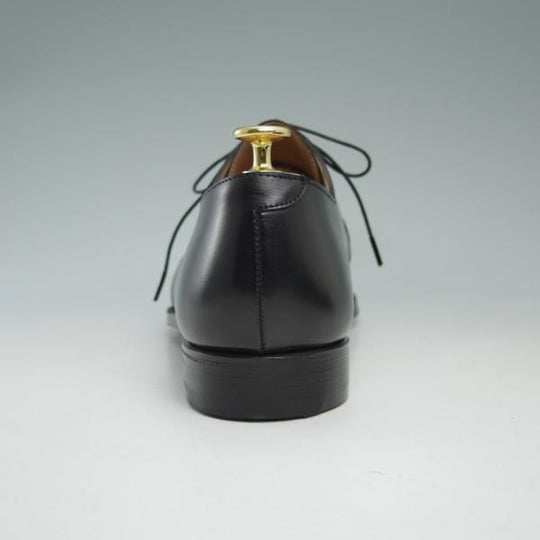 新品★クロケット＆ジョーンズ 9E【★ロイドフットウェア/Lloyd Footwear別注】プレーントゥ/Vフロント/カーフ/黒/Crockett＆Jones★c285