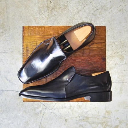 未使用★(伊)カルツォレリア・トスカーナ SIZE 6【★クイーンクラシコ取扱/Queen Classico】スリッポン/Calzoleria Toscana★c290