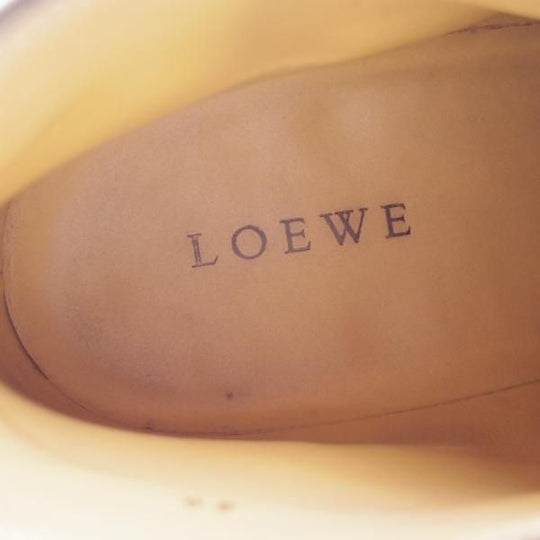 極上★(伊)ステファノビ製 SIZE 7【★スキンステッチ仕様/ロエベ別注/LOEWE】カーフ/黒/メンズ/靴/STEFANOBI★c292