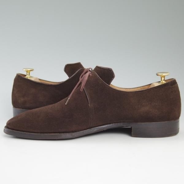 極上★(仏)コルテ SIZE 8【傑作★アルカ/ARCA/グッドイヤーウェルテッド製法】濃茶/ベグデーグルトゥ/スエード/CORTHAY★c298