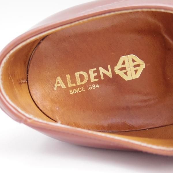美品★オールデン 7D【★超希少!!トゥルーバランスラスト/Vチップ】8701/旧ロゴ/Alden★c299