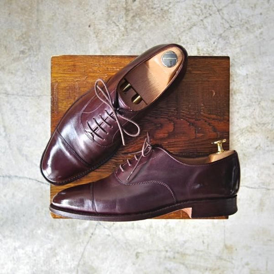 極上★(英)チーニー製 6E【★ロイドフットウェア別注/LloydFootwear】Mシリーズ/89ラスト/濃茶/ストレートチップ/CHEANEY★c300