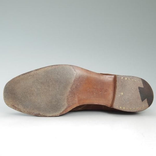 極上★クロケット＆ジョーンズ 7.5E【★(英)ジョージクレバリー別注/George Cleverley】チャッカブーツ/スエード/茶/Crockett＆Jones★c302