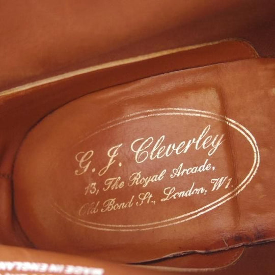 極上★クロケット＆ジョーンズ 7.5E【★(英)ジョージクレバリー別注/George Cleverley】チャッカブーツ/スエード/茶/Crockett＆Jones★c302