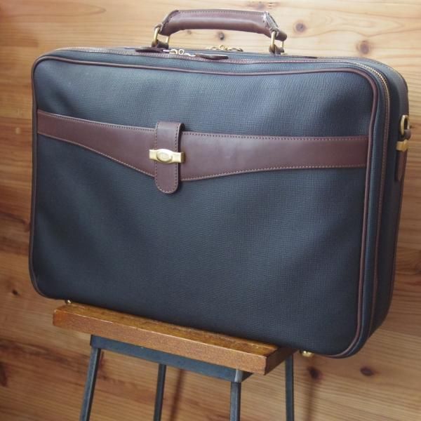 ★ダンヒル/dunhill【★貴重!!オーバーナイトバッグ】ブリーフケース/ショルダー付/メンズ ビジネス バッグ★N5088