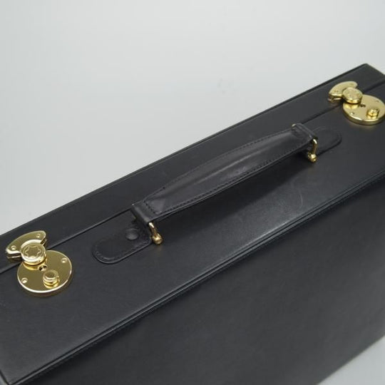 ほぼ未使用★MONTBLANC/モンブラン【高額★レザー アタッシュケース】黒/メンズ ビジネス バッグ★N5089